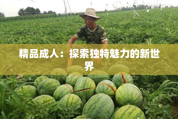 精品成人：探索独特魅力的新世界