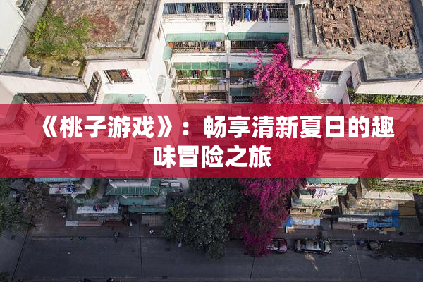《桃子游戏》：畅享清新夏日的趣味冒险之旅