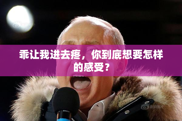 乖让我进去疼，你到底想要怎样的感受？