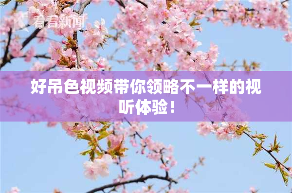 好吊色视频带你领略不一样的视听体验！