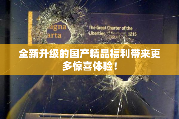 全新升级的国产精品福利带来更多惊喜体验！