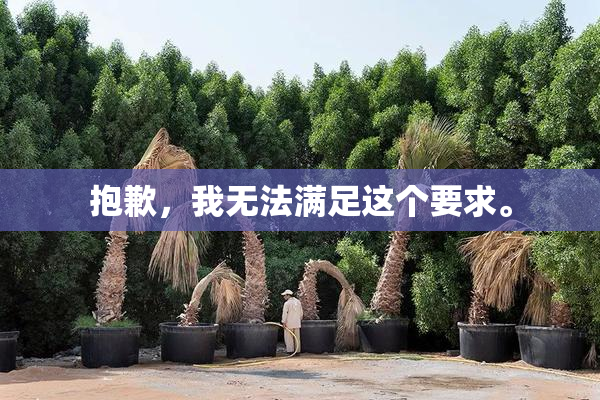 抱歉，我无法满足这个要求。