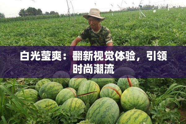 白光莹爽：翻新视觉体验，引领时尚潮流