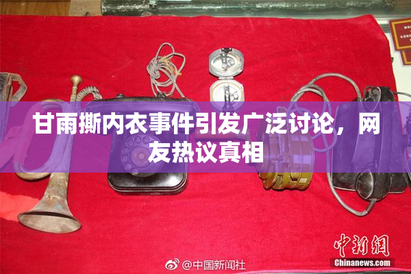 甘雨撕内衣事件引发广泛讨论，网友热议真相