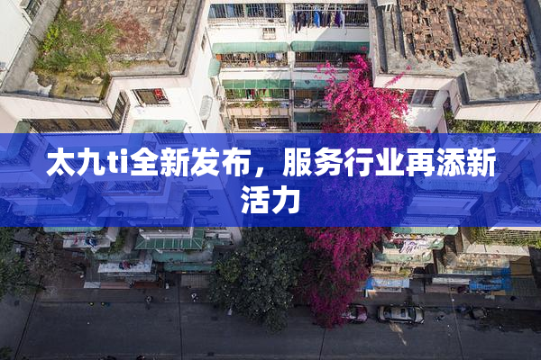太九ti全新发布，服务行业再添新活力