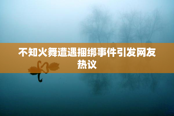 不知火舞遭遇捆绑事件引发网友热议