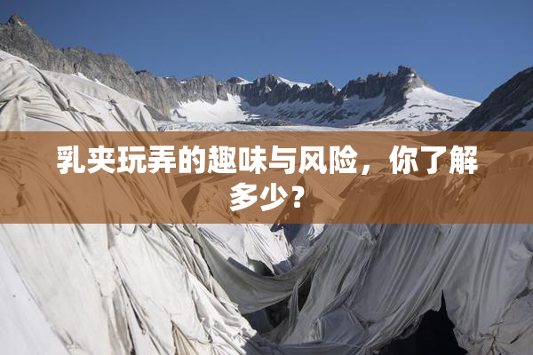 乳夹玩弄的趣味与风险，你了解多少？
