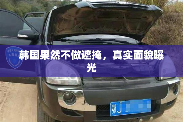韩国果然不做遮掩，真实面貌曝光