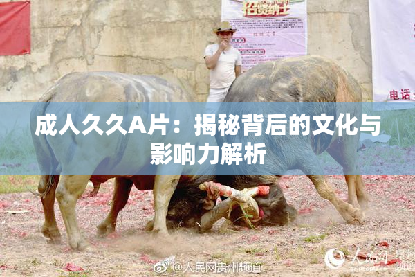 成人久久A片：揭秘背后的文化与影响力解析