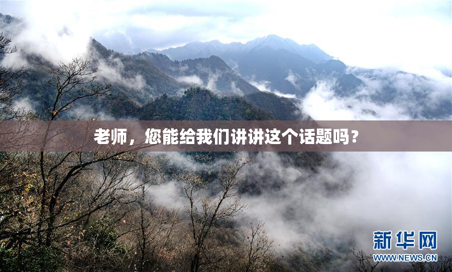 老师，您能给我们讲讲这个话题吗？