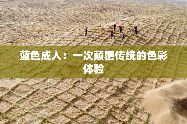 蓝色成人：一次颠覆传统的色彩体验
