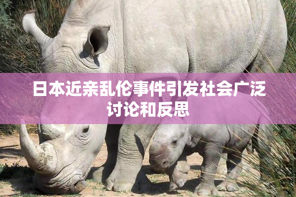 日本近亲乱伦事件引发社会广泛讨论和反思