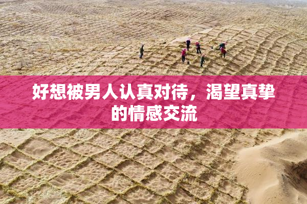 好想被男人认真对待，渴望真挚的情感交流