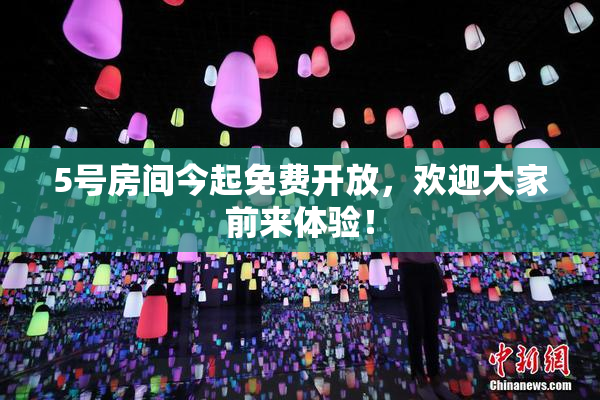 5号房间今起免费开放，欢迎大家前来体验！