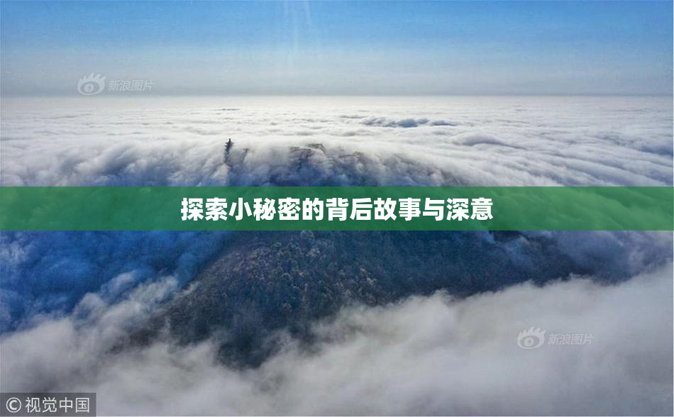 探索小秘密的背后故事与深意