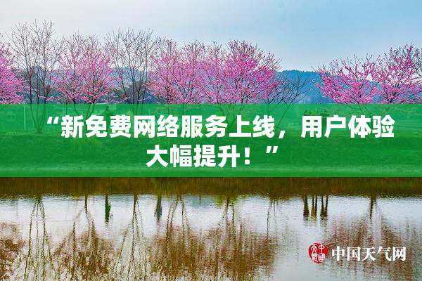 “新免费网络服务上线，用户体验大幅提升！”