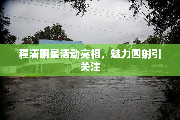 程潇明星活动亮相，魅力四射引关注