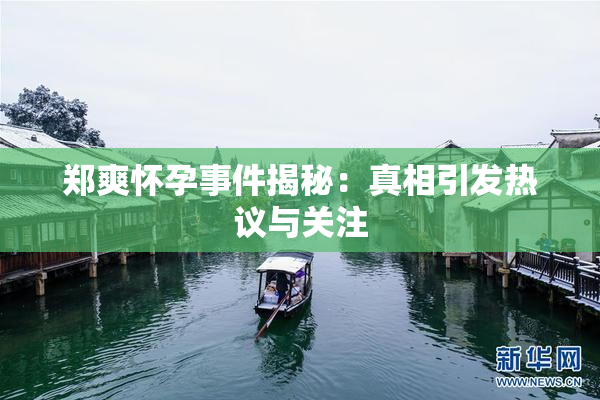 郑爽怀孕事件揭秘：真相引发热议与关注