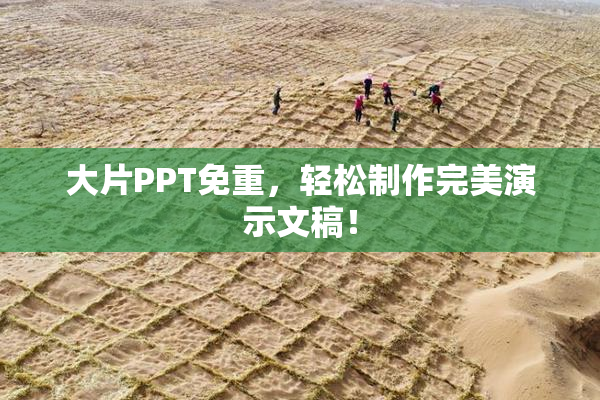 大片PPT免重，轻松制作完美演示文稿！