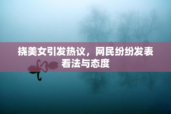 挠美女引发热议，网民纷纷发表看法与态度