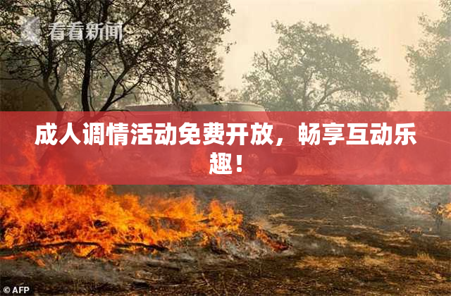 成人调情活动免费开放，畅享互动乐趣！