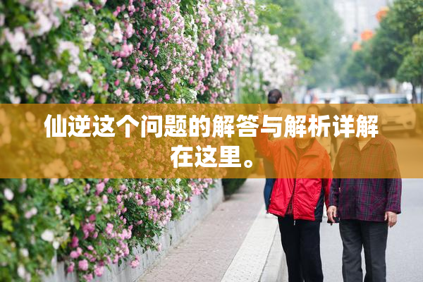 仙逆这个问题的解答与解析详解在这里。