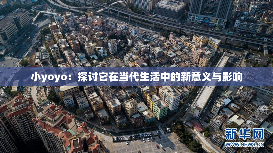小yoyo：探讨它在当代生活中的新意义与影响