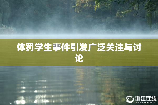 体罚学生事件引发广泛关注与讨论