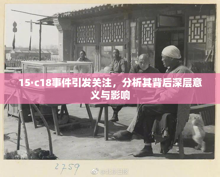 15·c18事件引发关注，分析其背后深层意义与影响