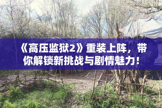《高压监狱2》重装上阵，带你解锁新挑战与剧情魅力！