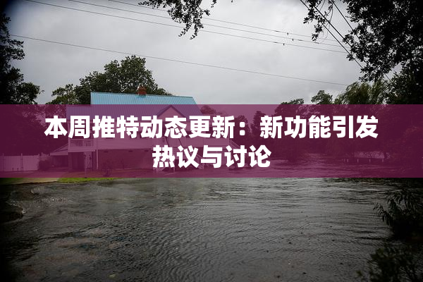 本周推特动态更新：新功能引发热议与讨论