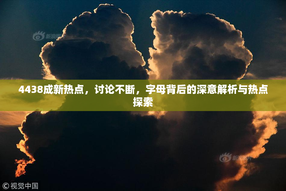 4438成新热点，讨论不断，字母背后的深意解析与热点探索