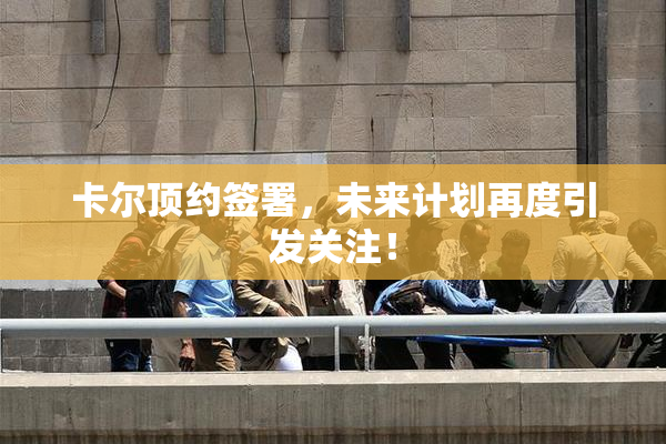 卡尔顶约签署，未来计划再度引发关注！