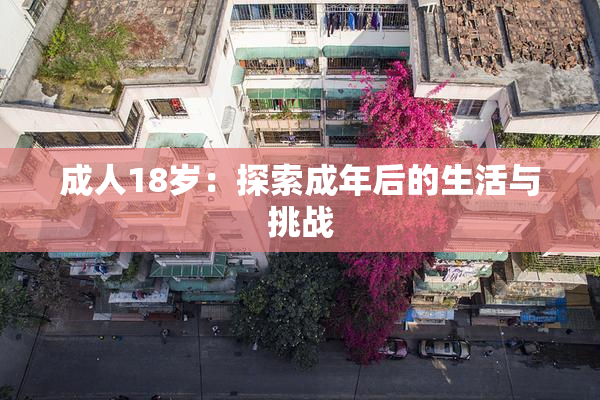 成人18岁：探索成年后的生活与挑战
