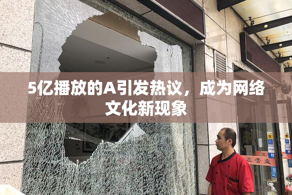 5亿播放的A引发热议，成为网络文化新现象