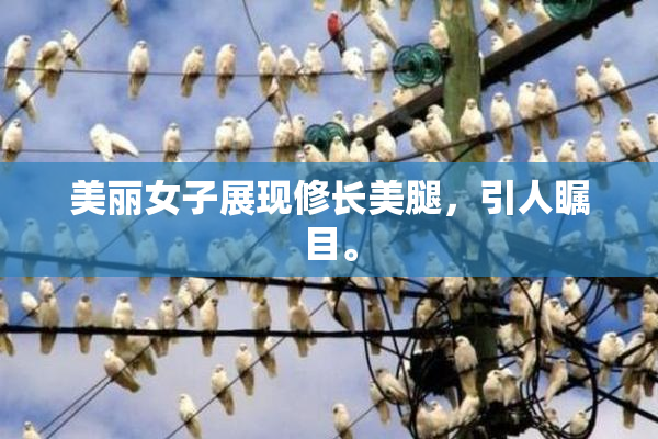 美丽女子展现修长美腿，引人瞩目。