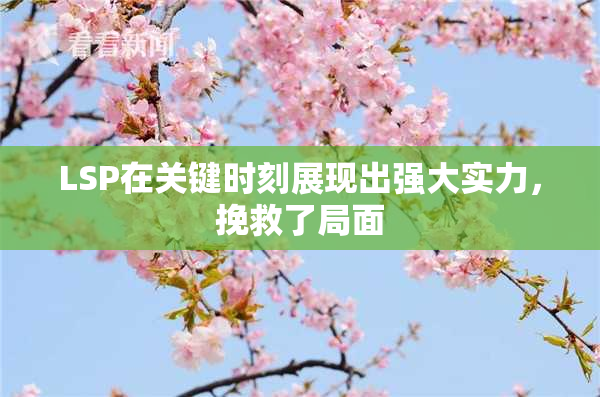 LSP在关键时刻展现出强大实力，挽救了局面