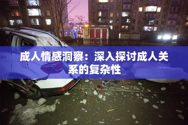 成人情感洞察：深入探讨成人关系的复杂性
