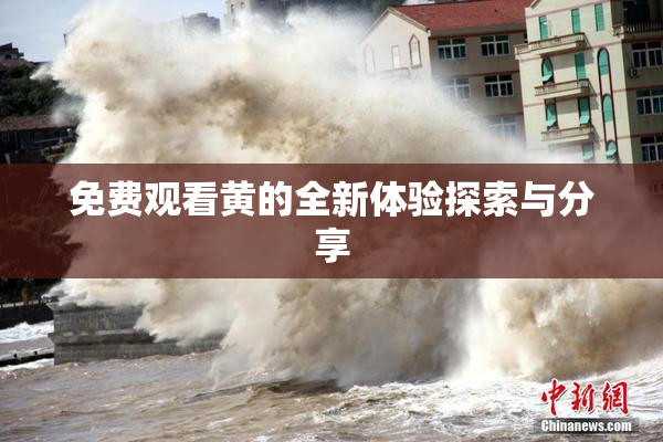 免费观看黄的全新体验探索与分享