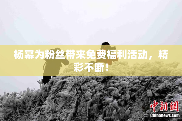 杨幂为粉丝带来免费福利活动，精彩不断！