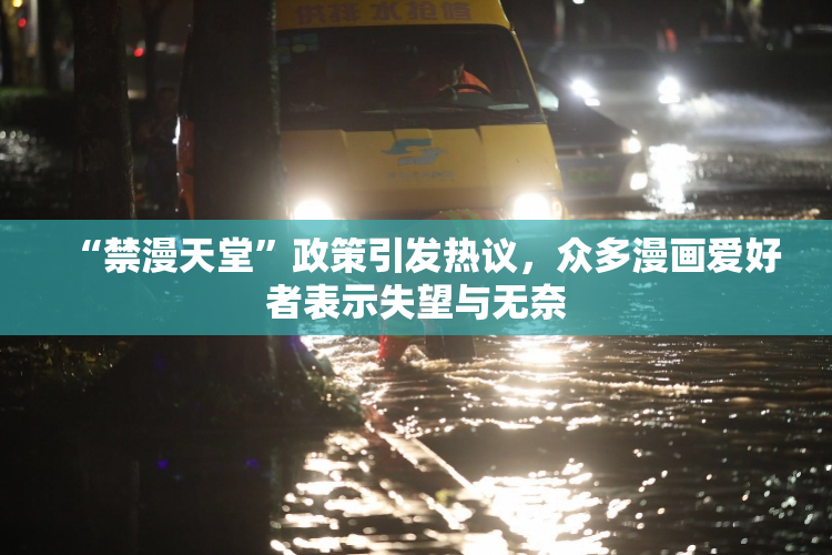 “禁漫天堂”政策引发热议，众多漫画爱好者表示失望与无奈
