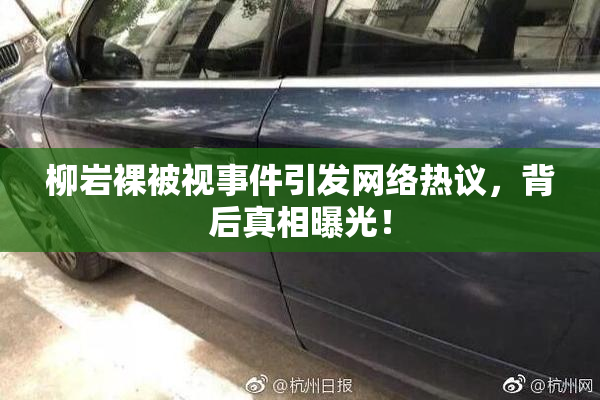 柳岩裸被视事件引发网络热议，背后真相曝光！