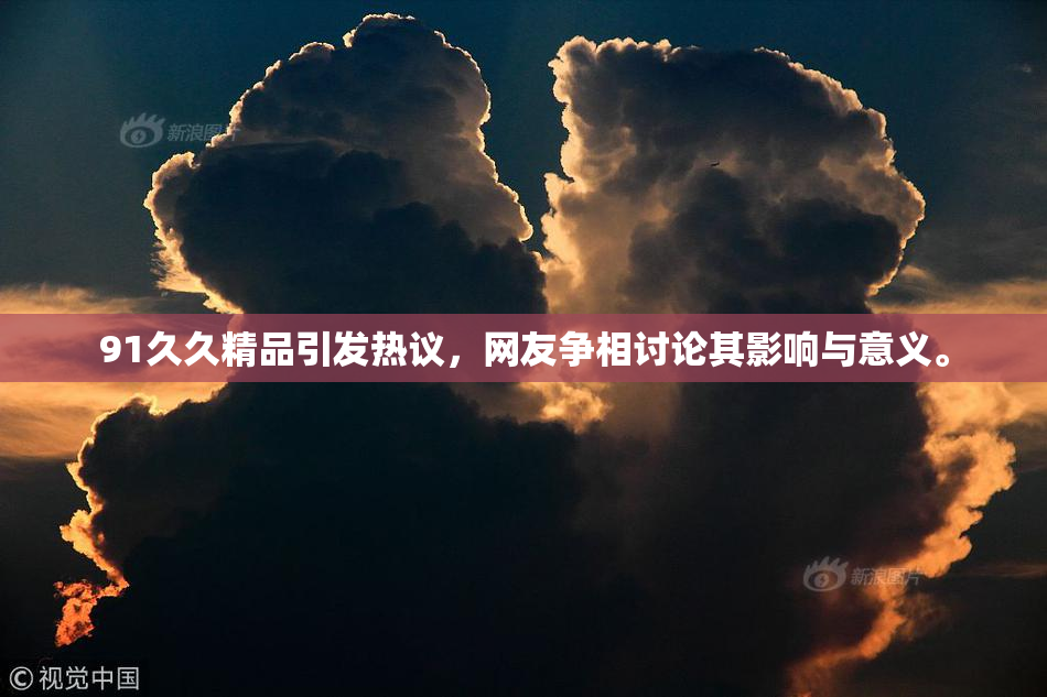 91久久精品引发热议，网友争相讨论其影响与意义。