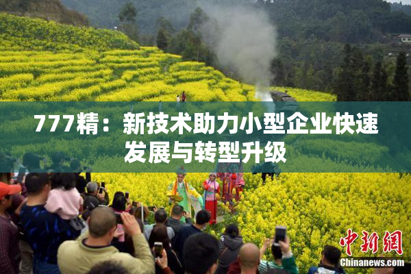 777精：新技术助力小型企业快速发展与转型升级