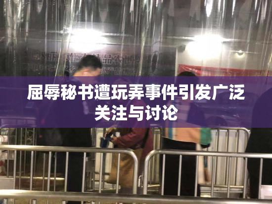 屈辱秘书遭玩弄事件引发广泛关注与讨论