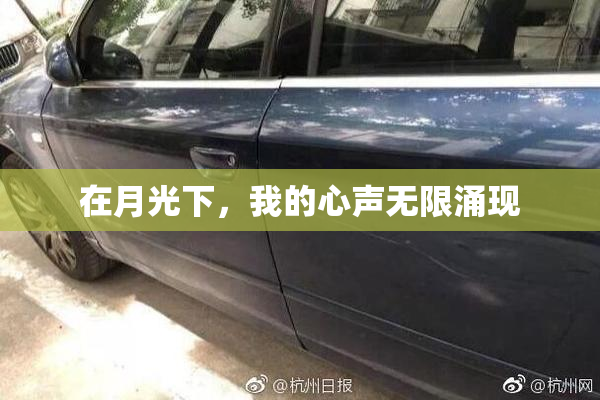 在月光下，我的心声无限涌现