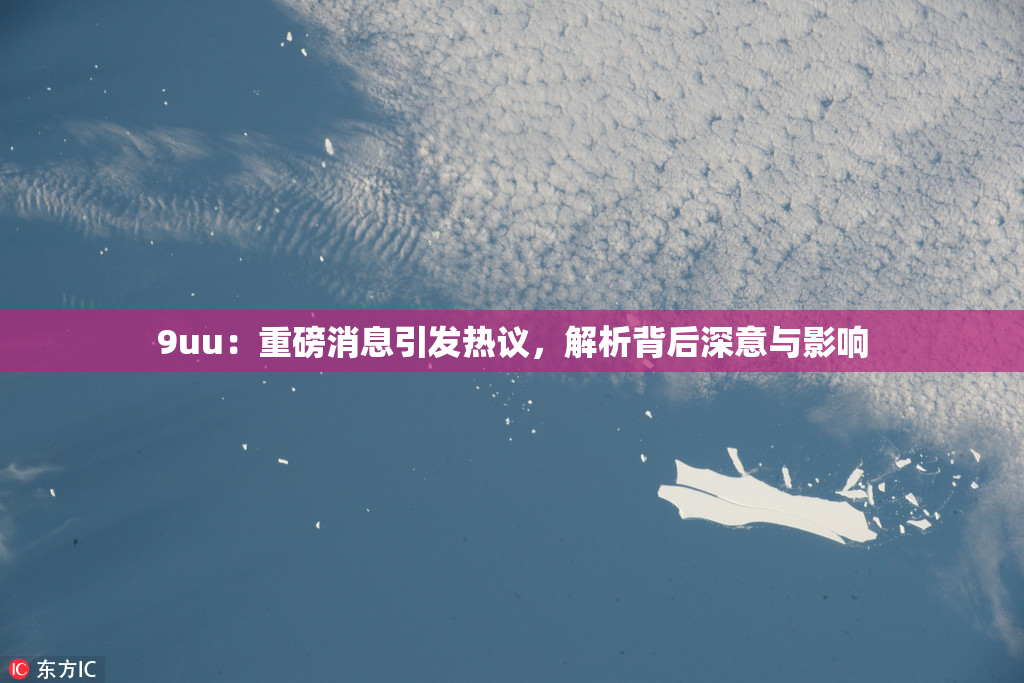 9uu：重磅消息引发热议，解析背后深意与影响