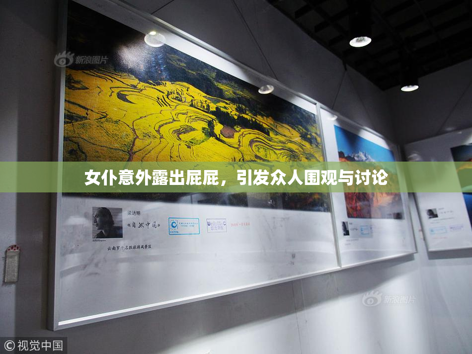 女仆意外露出屁屁，引发众人围观与讨论