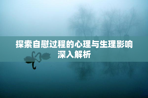 探索自慰过程的心理与生理影响深入解析