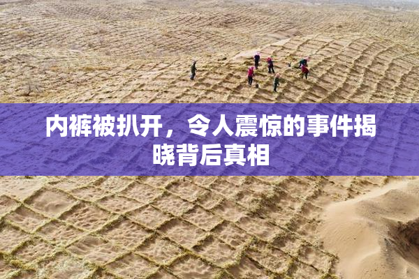 内裤被扒开，令人震惊的事件揭晓背后真相